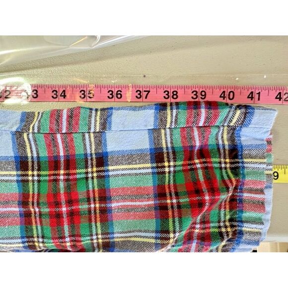 Men's Pj 2Pc. Eddie Bauer Henley M Top Lands end Flannel Pajamas Pants Plaid M/T - Picture 13 of 15